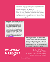 Load image into Gallery viewer, ¨Rewriting my Money Story¨ - Online Workshop 21.2.26