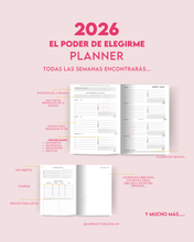 Cargar imagen en el visor de la galería, Planner 2026: El Poder de Elegirme