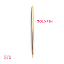 Load image into Gallery viewer, Gold ballpoint pen
